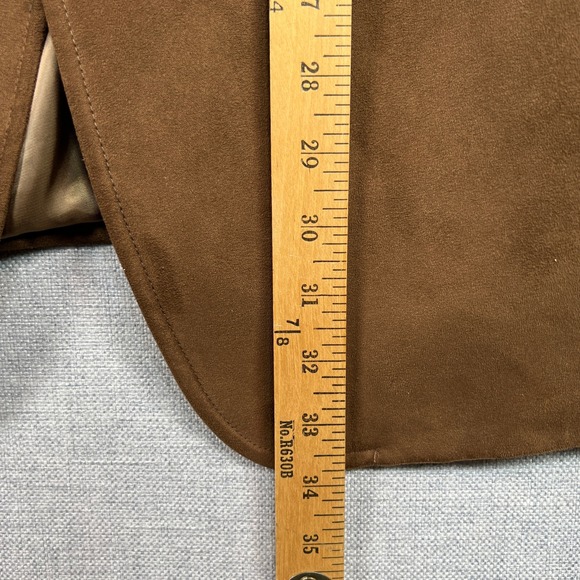Lauren Ralph Lauren Faux Suede Blazer Sport Coat Men 50R Brown Classic Academia - Picture 9 of 12